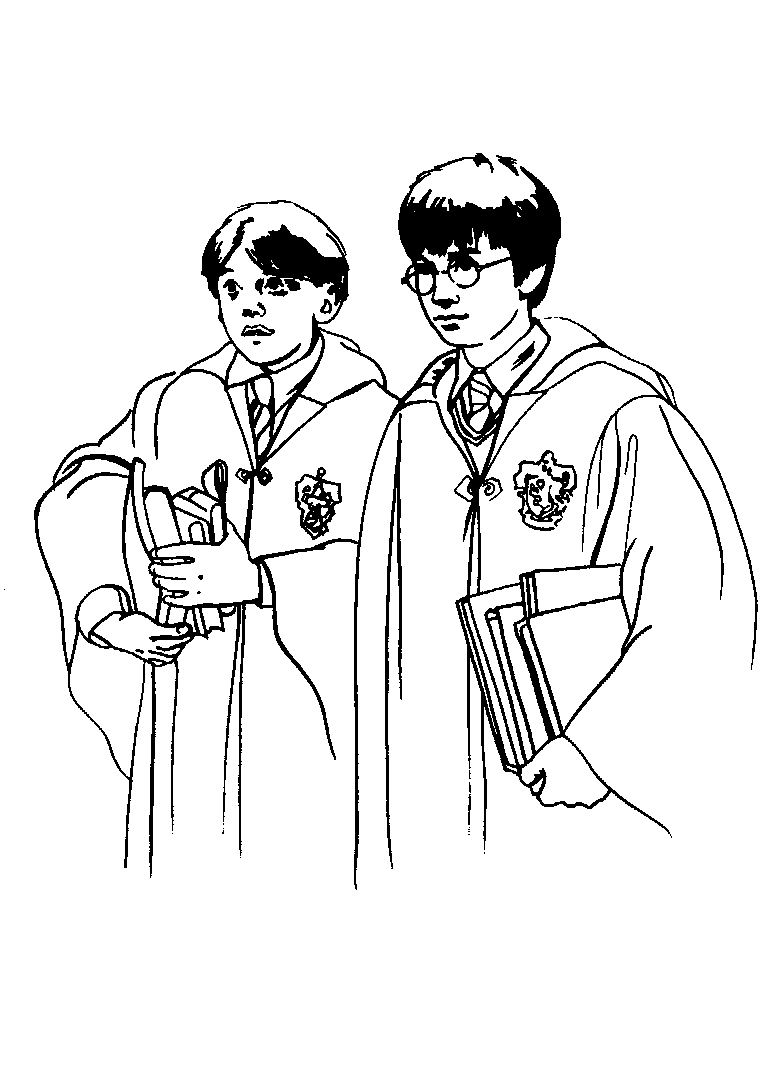 Kids-n-fun.com | 24 coloring pages of Harry Potter and the Philosophers ...